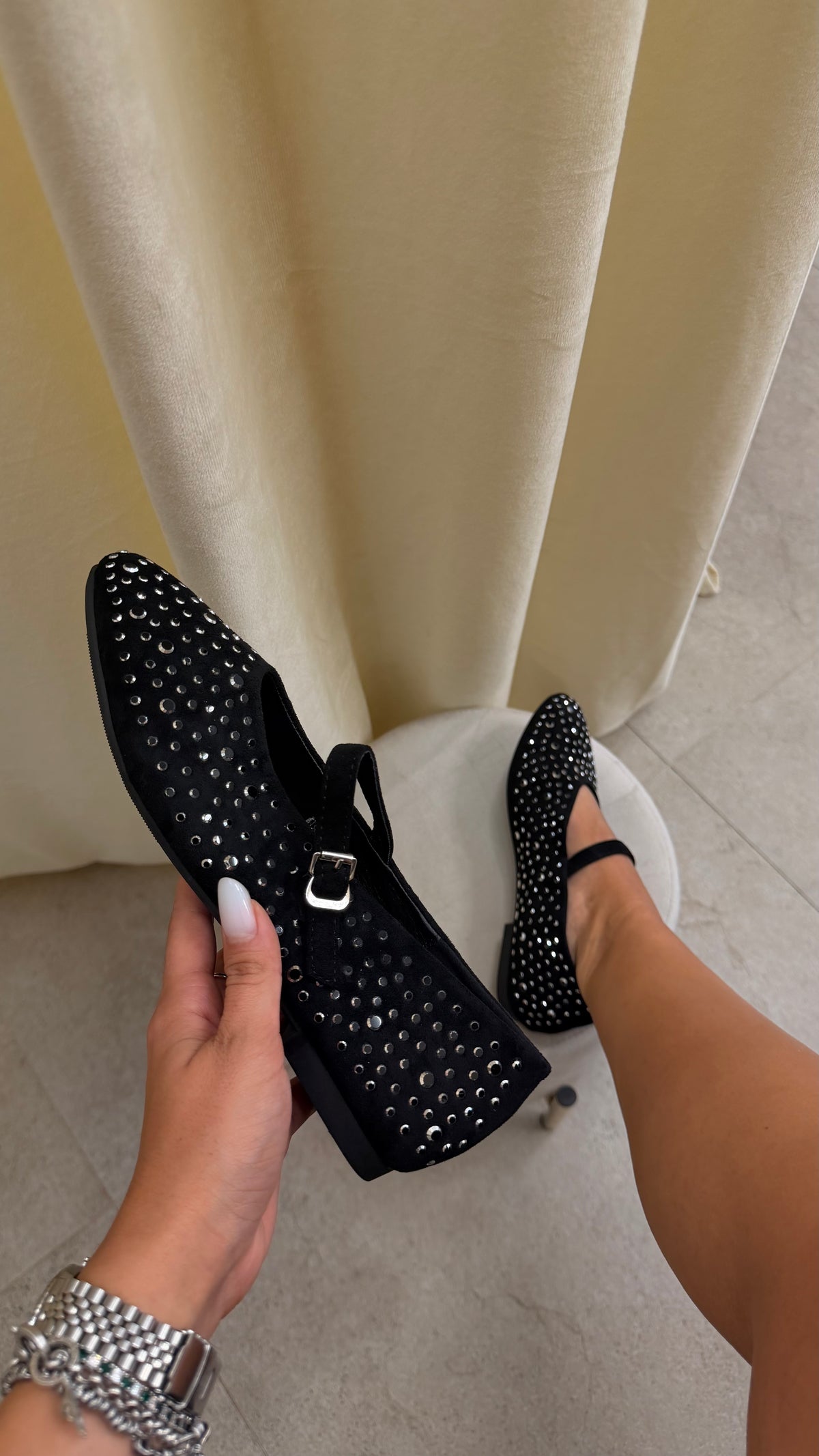 Ballerine con stringa BALLET FLATS