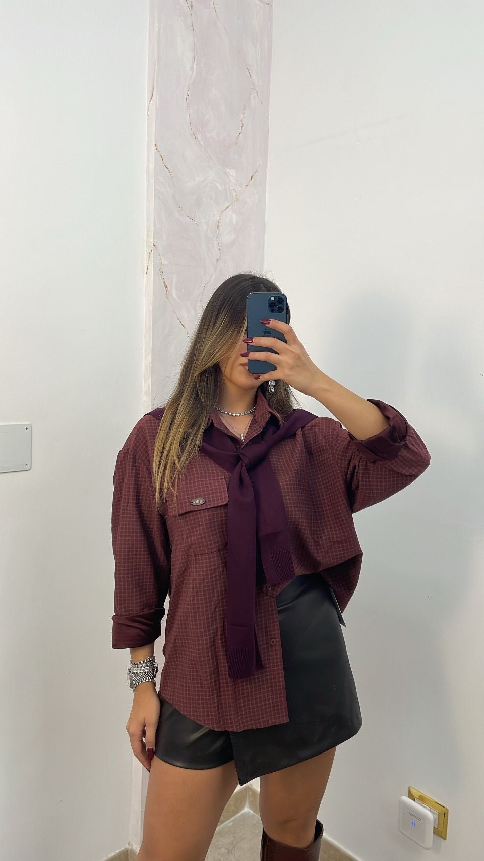 Camicia con Pullover