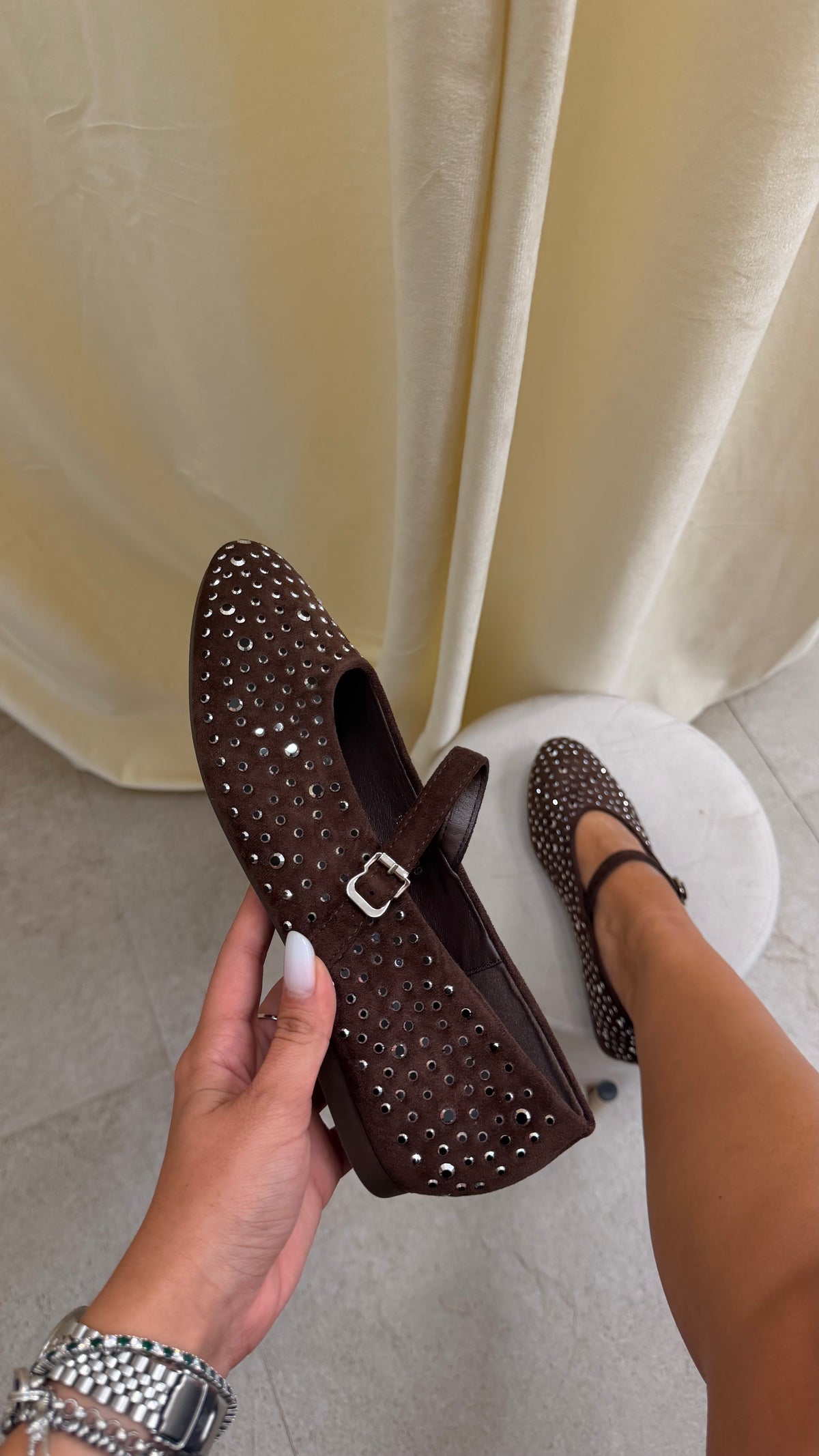 Ballerine con stringa BALLET FLATS