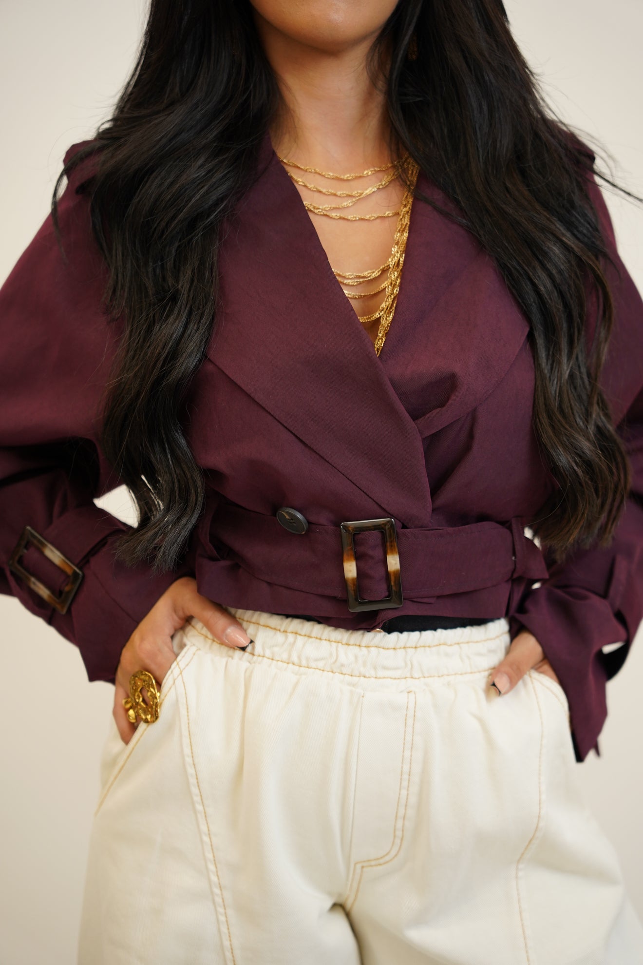 MINI TRENCH BORGOGNA