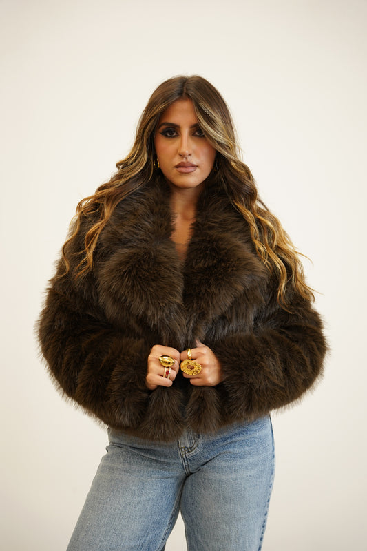 PELLICCIA ALASKA MARRONE